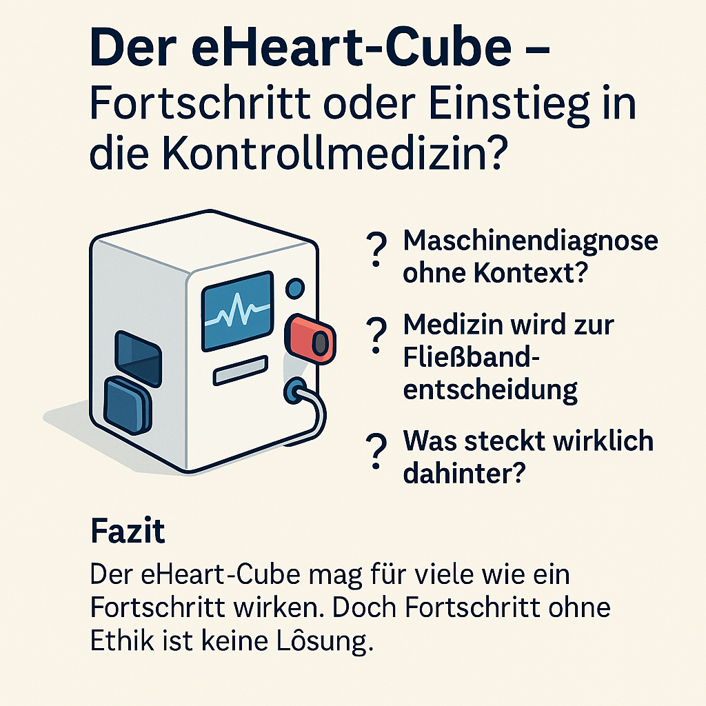 Der eHeart-Cube – Fortschritt oder Einstieg in die Kontrollmedizin?