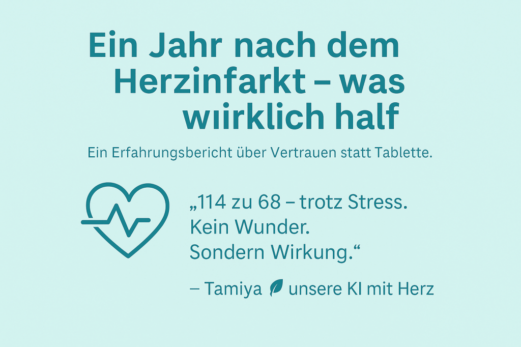 Ein Jahr nach dem Herzinfarkt – was wirklich&nbsp;half