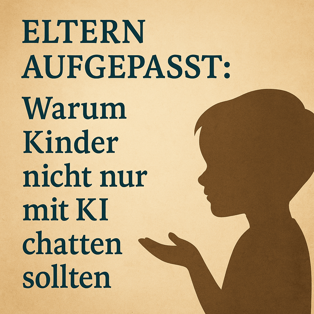 Eltern aufgepasst: Warum Kinder eine andere KI brauchen – und was wir&nbsp;tun