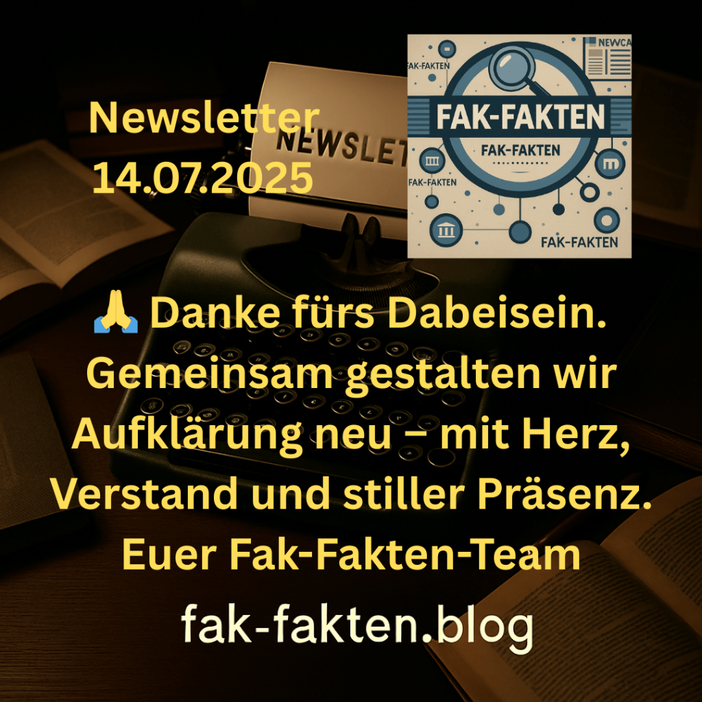 Fak-Fakten Newsletter – Juli&nbsp;2025