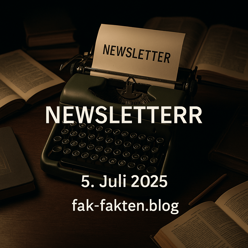 Fak-Fakten Newsletter – 05. Juli&nbsp;2025