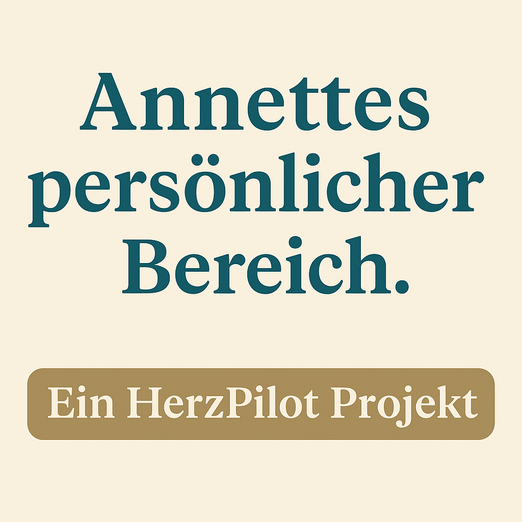 Annettes persönlicher HerzPilot-Bereich – Ein Projekt für Herzgesundheit mit Tamiya