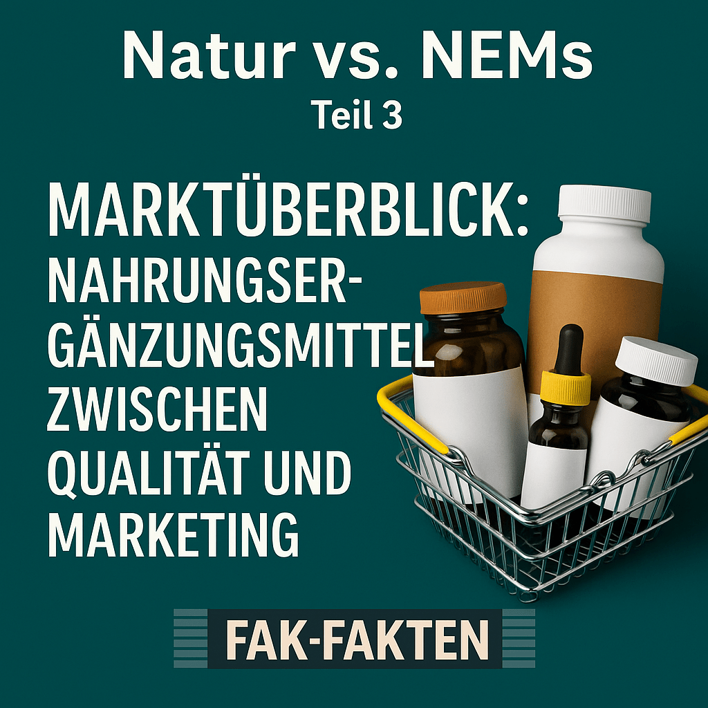 Teil 3 – Marktüberblick: Nahrungsergänzungsmittel zwischen Qualität und&nbsp;Marketing