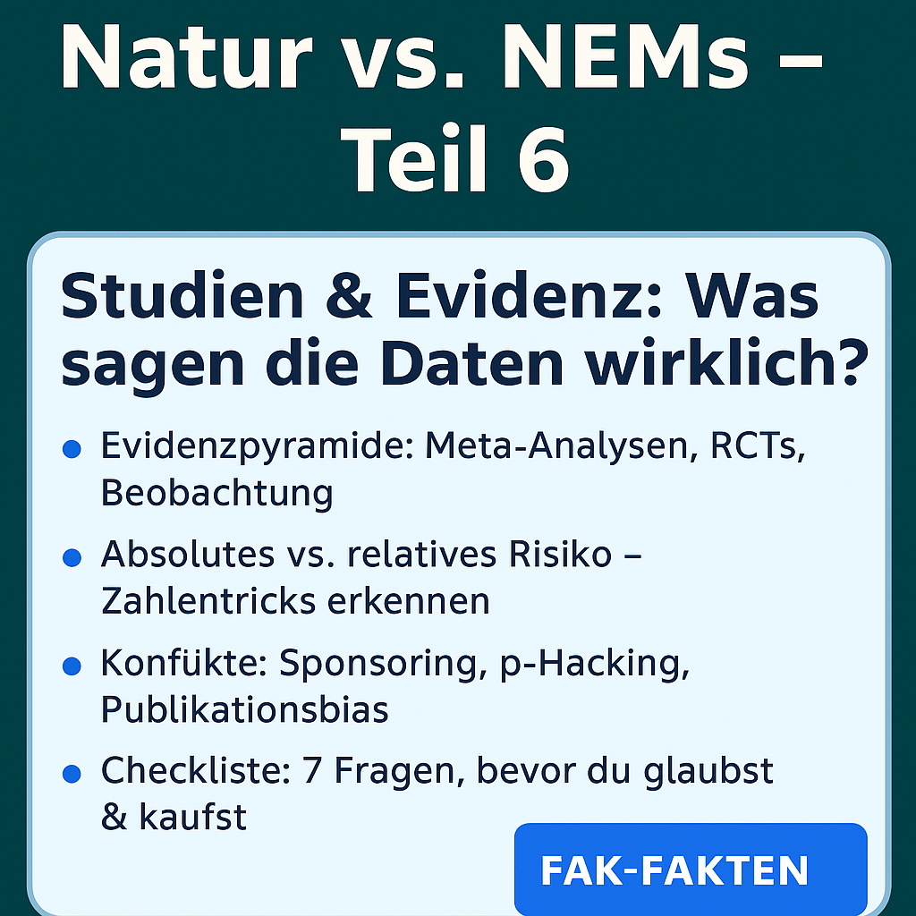 Teil 6 – Studien & Evidenz: Was sagen die Daten&nbsp;wirklich?