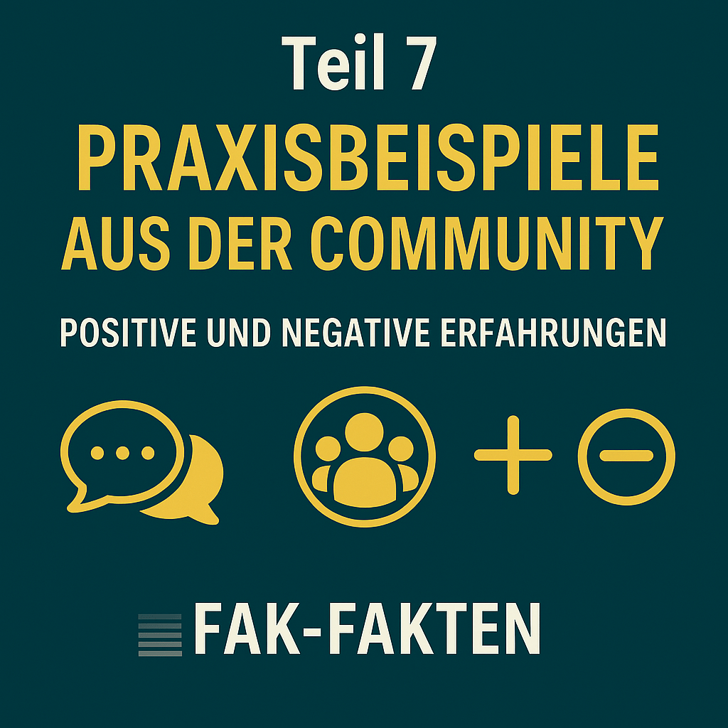 Teil 7 – Praxisbeispiele aus der&nbsp;Community