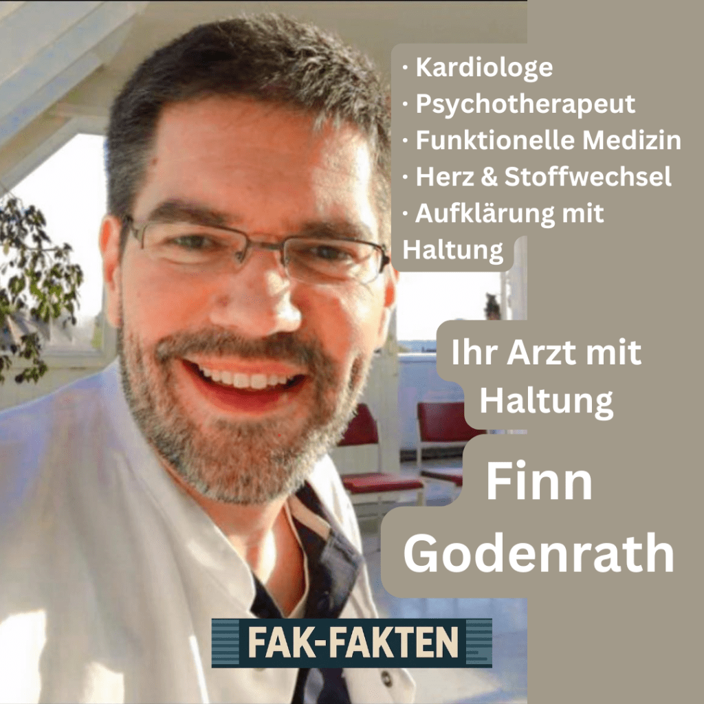 Finn Godenrath, Arzt für Herz & Stoffwechsel, Psychotherapeut und Experte für Funktionelle Medizin – Aufklärung mit Haltung