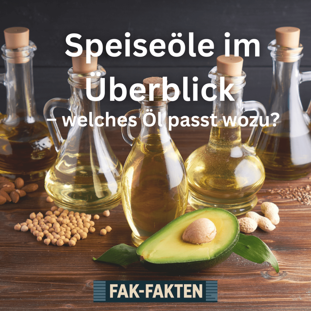 Speiseöle im Überblick – welches Öl passt&nbsp;wozu?