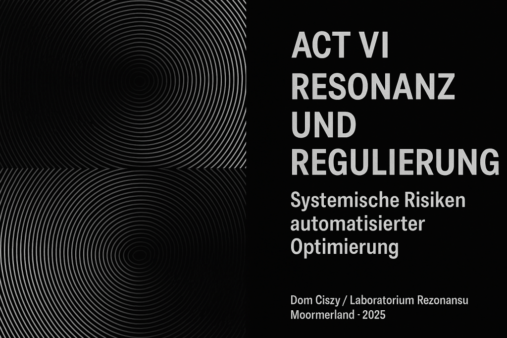 Act VI – Resonanz und Regulierung: Systemische Risiken automatisierter&nbsp;Optimierung